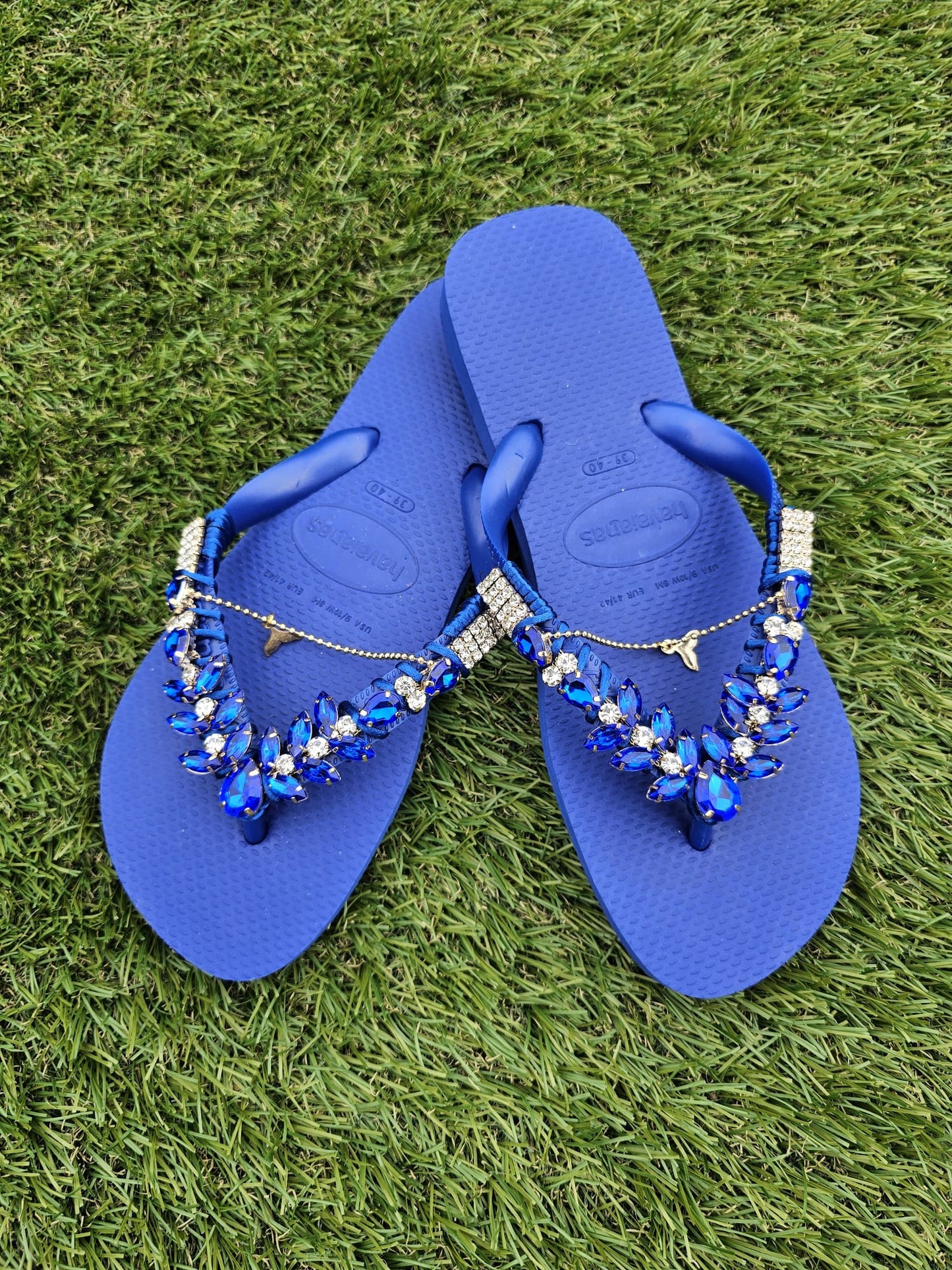 Royal Blue Slippers